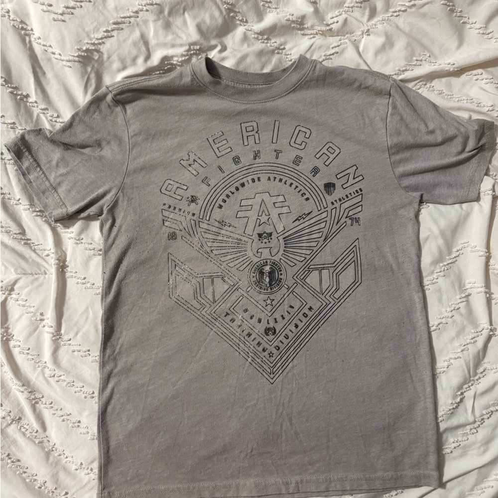 American Fighter Charcoal Graphic Tee